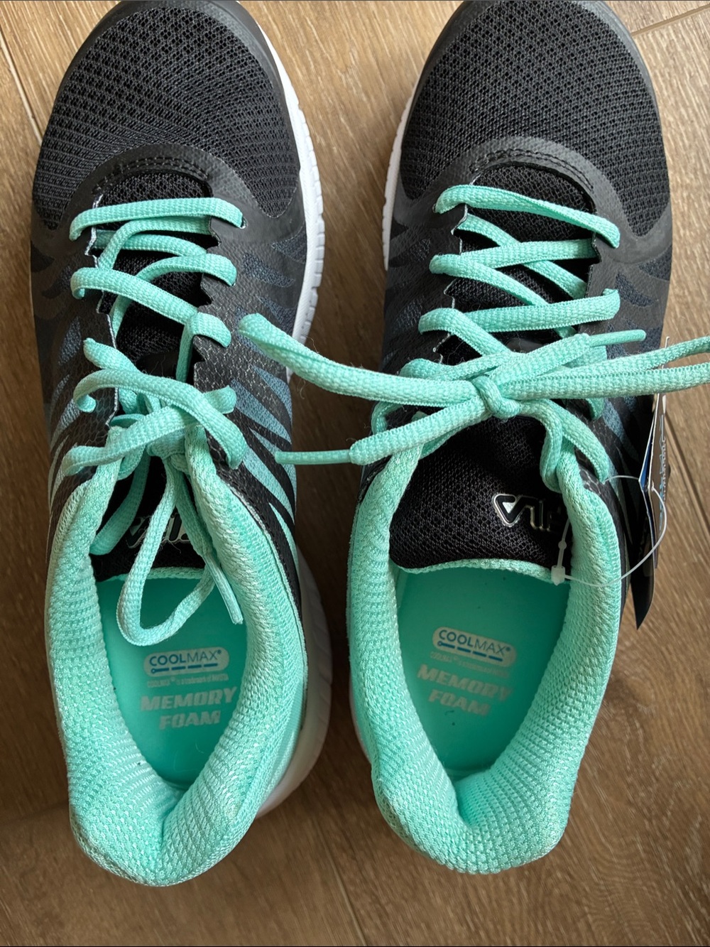 Fila Black & Mint Green Women's Running Shoes